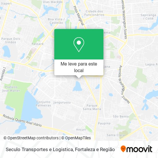 Seculo Transportes e Logistica mapa