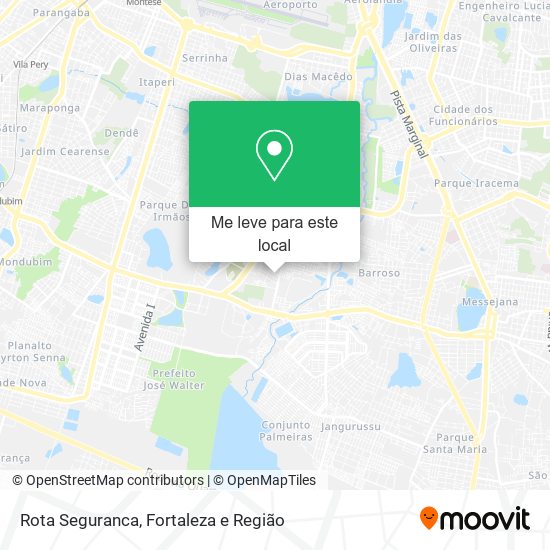 Rota Seguranca mapa