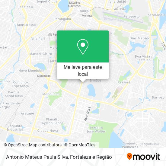 Antonio Mateus Paula Silva mapa