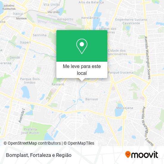 Bomplast mapa