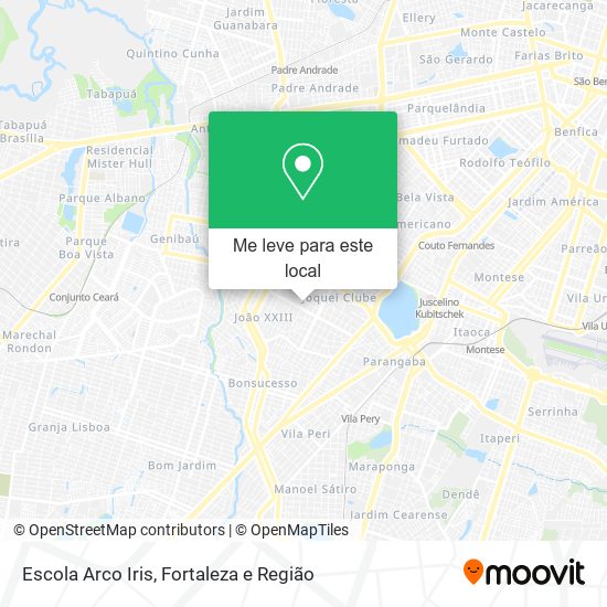 Escola Arco Iris mapa
