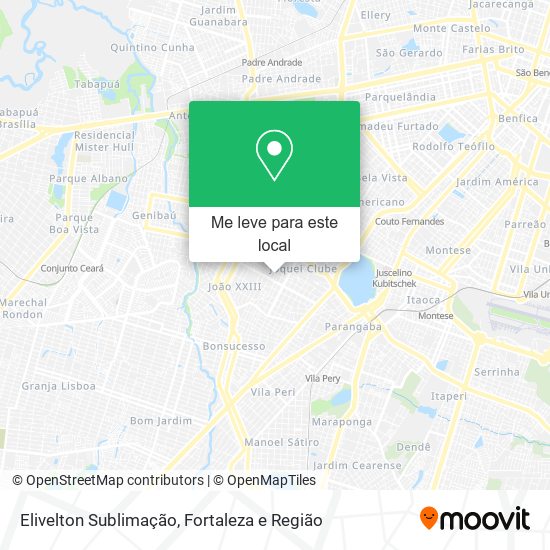 Elivelton Sublimação mapa
