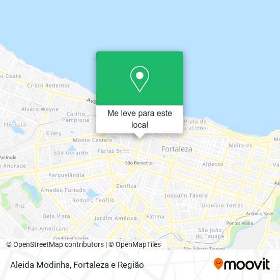 Aleida Modinha mapa