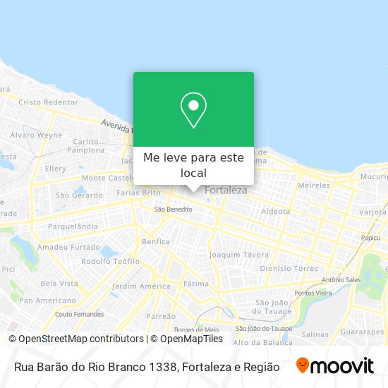 Rua Barão do Rio Branco 1338 mapa