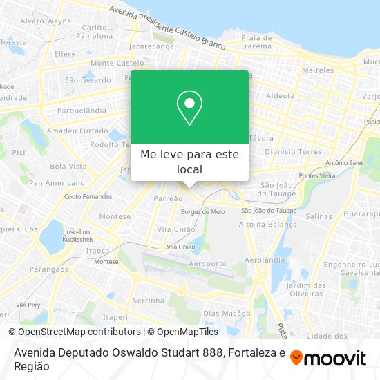 Avenida Deputado Oswaldo Studart 888 mapa