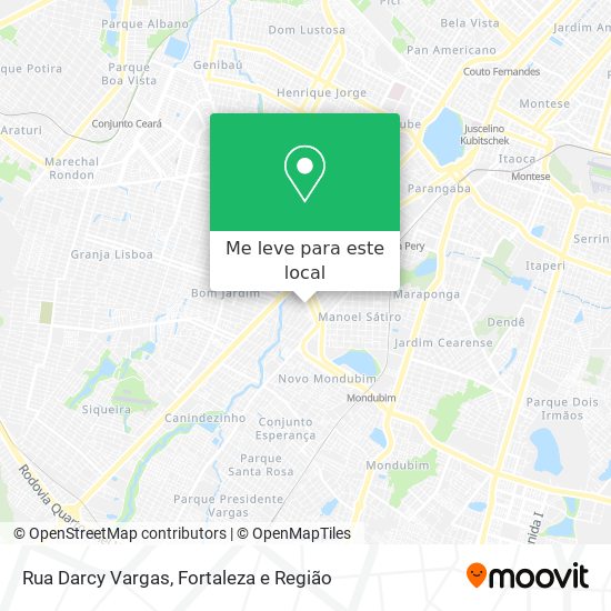 Rua Darcy Vargas mapa