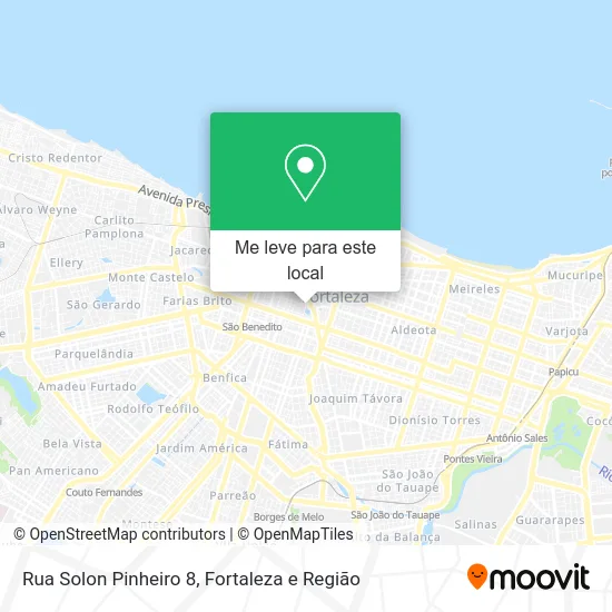 Rua Solon Pinheiro 8 mapa