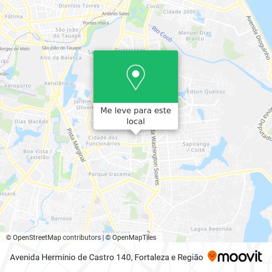 Avenida Hermínio de Castro 140 mapa