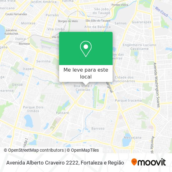 Avenida Alberto Craveiro 2222 mapa