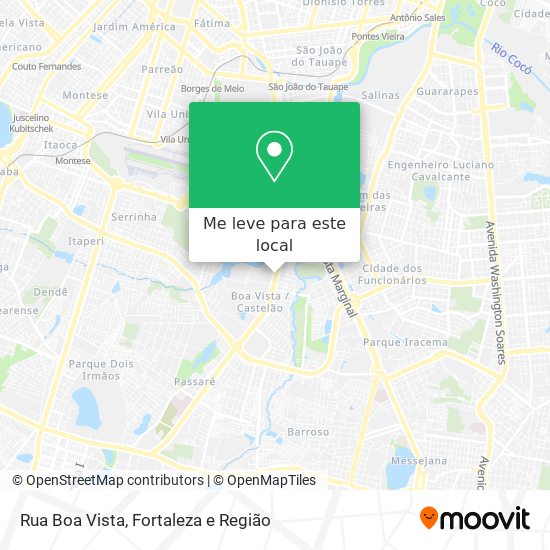 Rua Boa Vista mapa