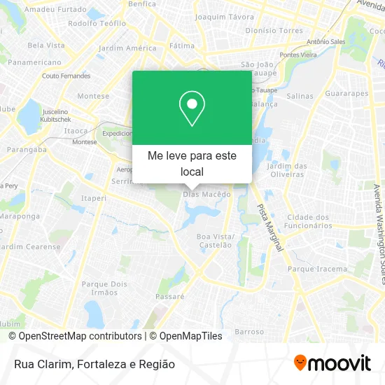 Rua Clarim mapa
