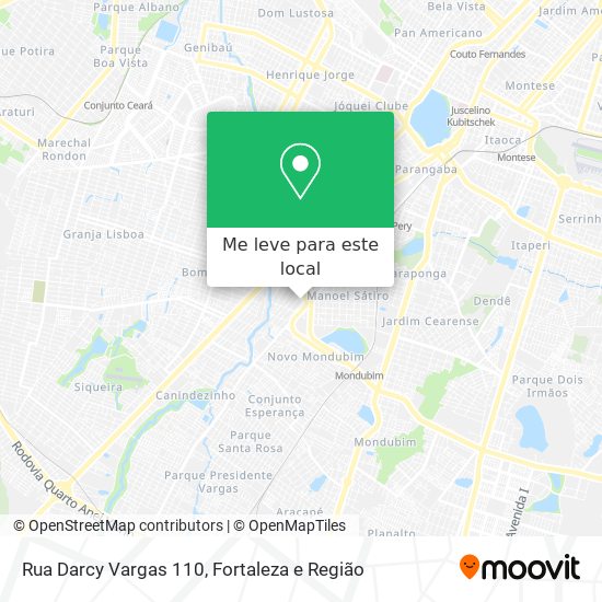Rua Darcy Vargas 110 mapa