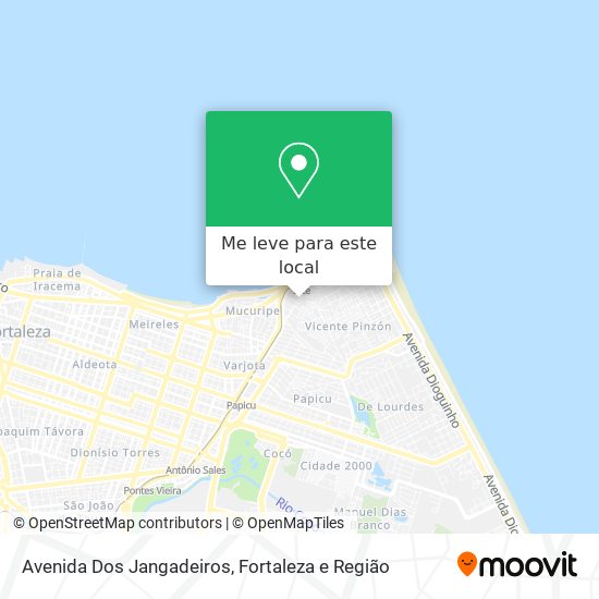 Avenida Dos Jangadeiros mapa