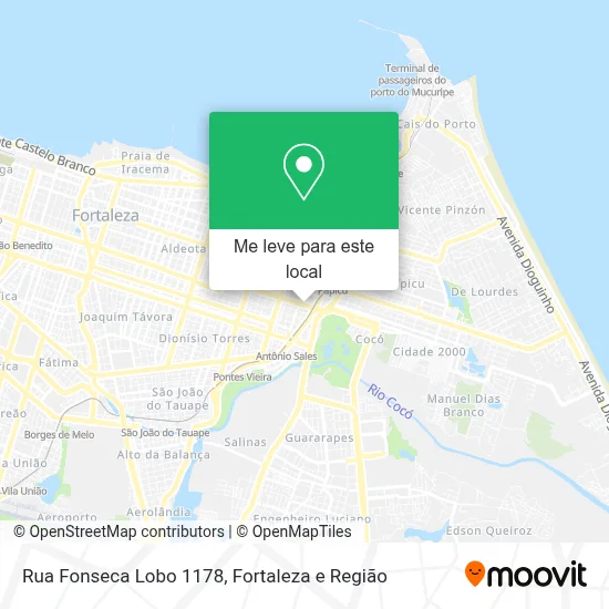 Rua Fonseca Lobo 1178 mapa