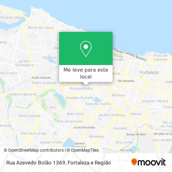 Rua Azevedo Bolão 1369 mapa