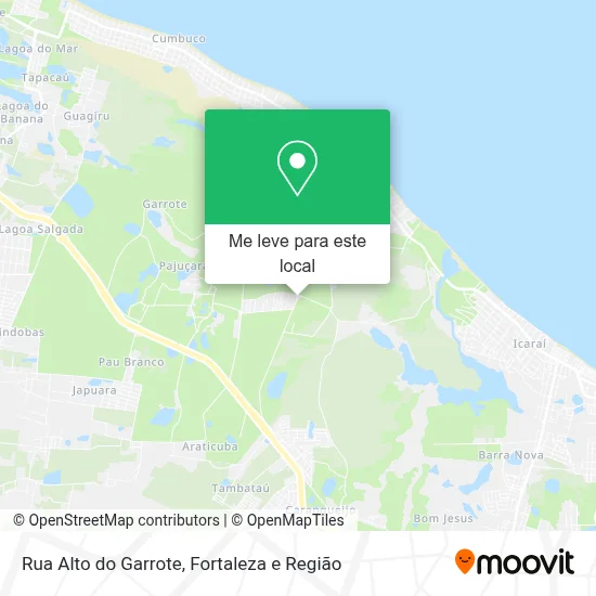 Rua Alto do Garrote mapa
