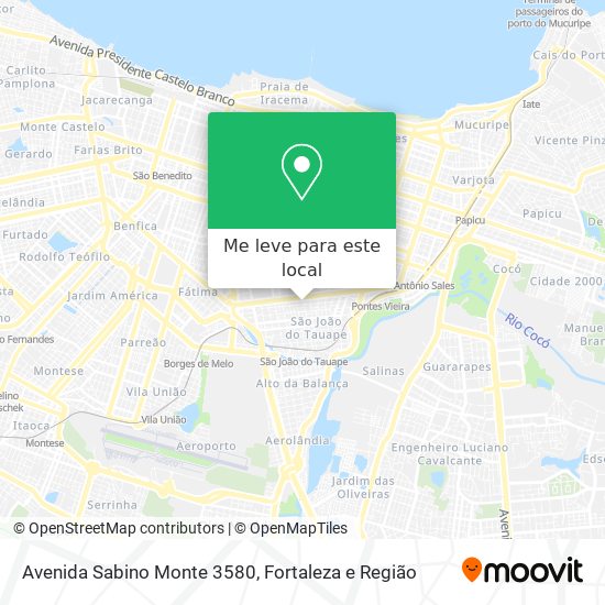 Avenida Sabino Monte 3580 mapa