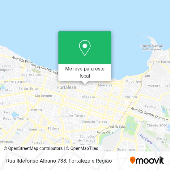 Rua Ildefonso Albano 788 mapa