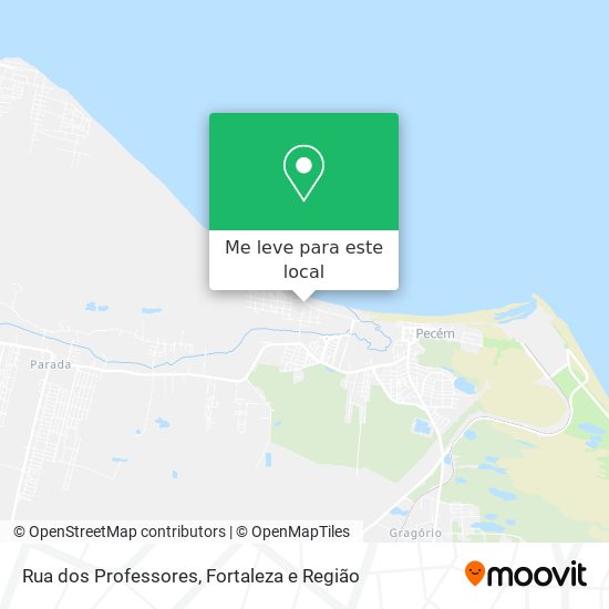 Rua dos Professores mapa