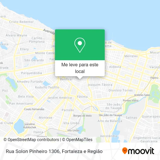Rua Solon Pinheiro 1306 mapa