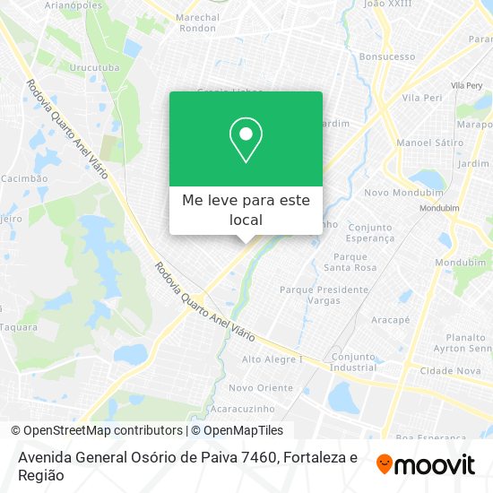 Avenida General Osório de Paiva 7460 mapa