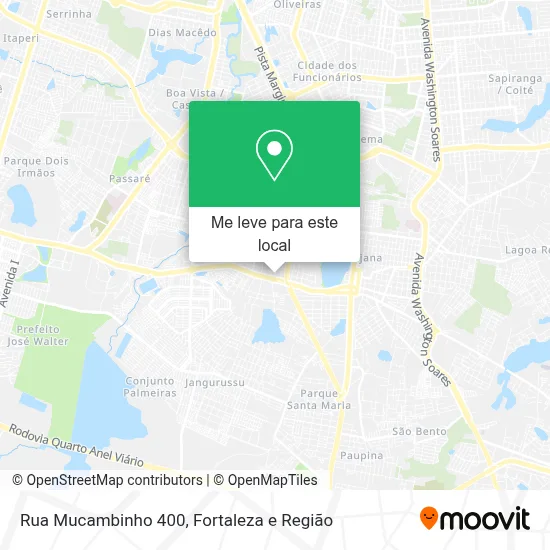 Rua Mucambinho 400 mapa