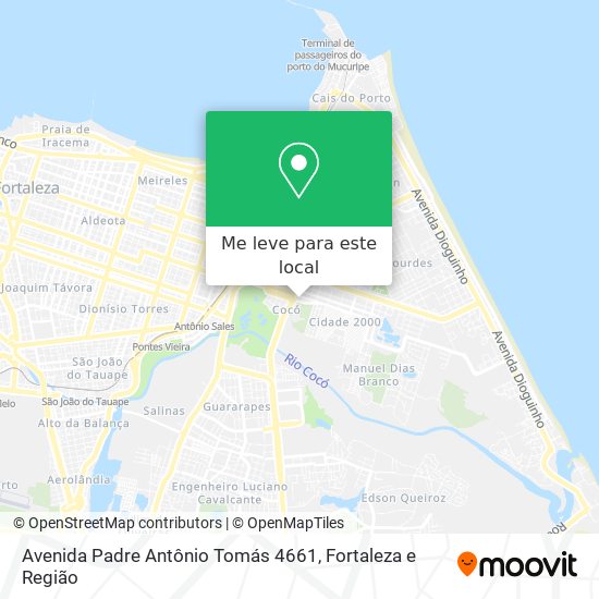 Avenida Padre Antônio Tomás 4661 mapa