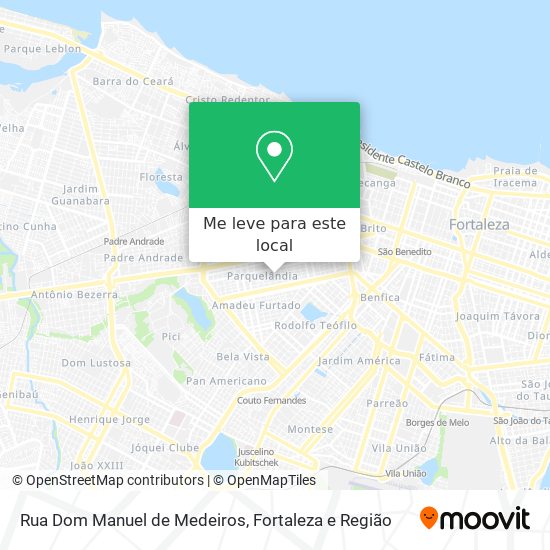 Rua Dom Manuel de Medeiros mapa