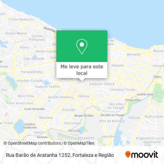 Rua Barão de Aratanha 1252 mapa
