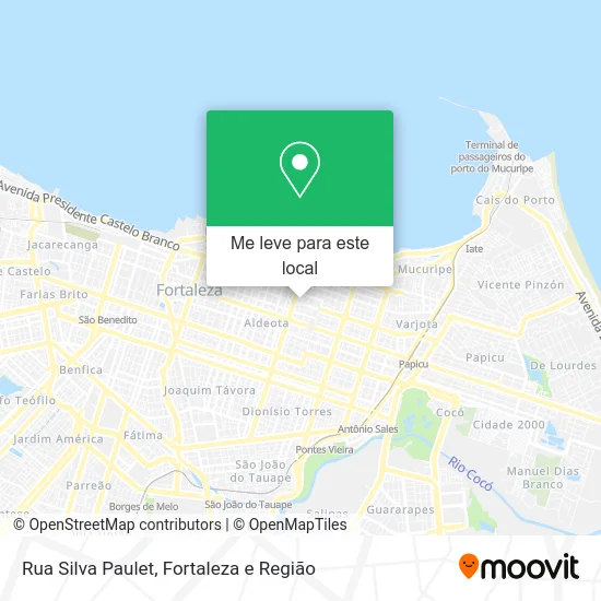 Rua Silva Paulet mapa