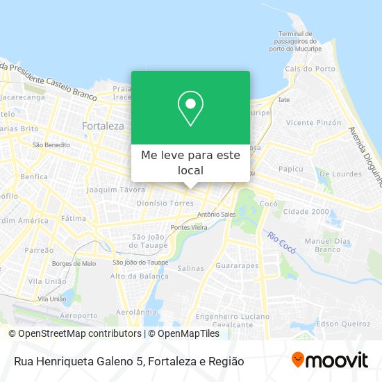 Rua Henriqueta Galeno 5 mapa