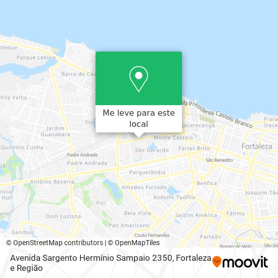Avenida Sargento Hermínio Sampaio 2350 mapa