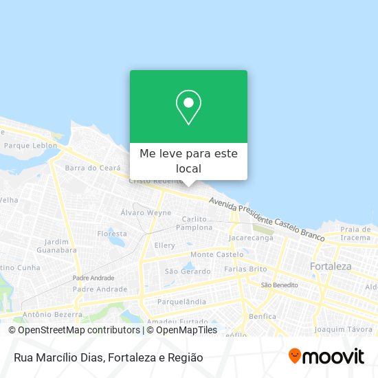 Rua Marcílio Dias mapa