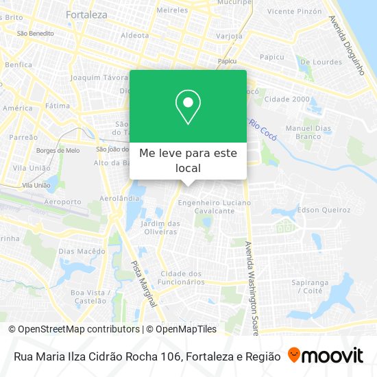 Rua Maria Ilza Cidrão Rocha 106 mapa