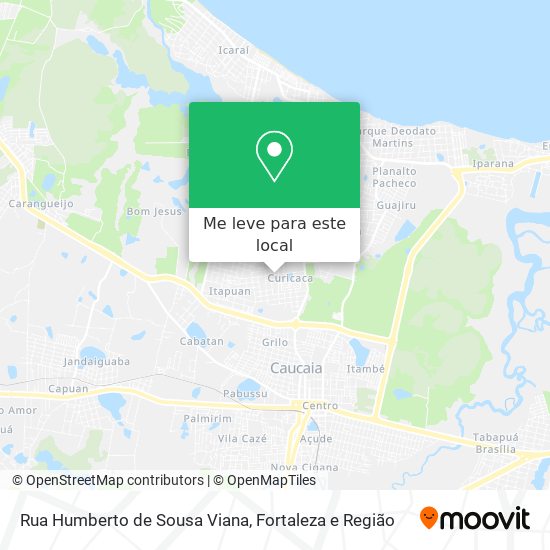 Rua Humberto de Sousa Viana mapa