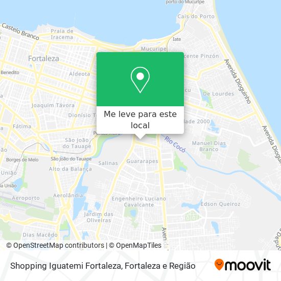 Shopping Iguatemi Fortaleza mapa