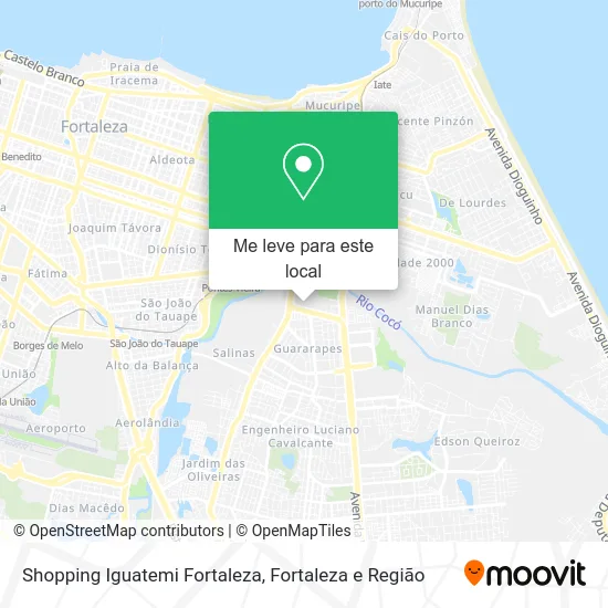 Shopping Iguatemi Fortaleza mapa