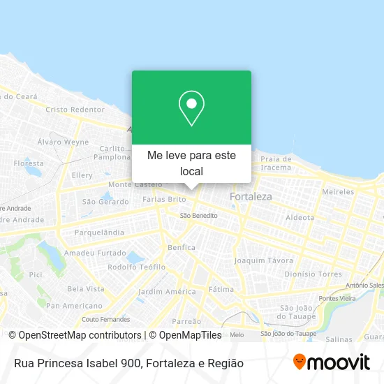 Rua Princesa Isabel 900 mapa