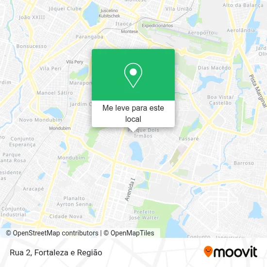 Rua 2 mapa