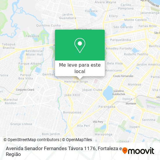 Avenida Senador Fernandes Távora 1176 mapa