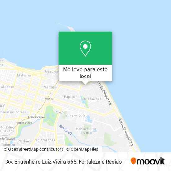Av. Engenheiro Luiz Vieira 555 mapa