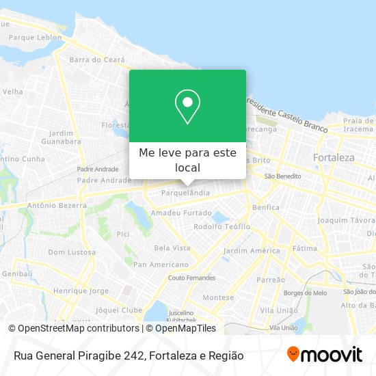 Rua General Piragibe 242 mapa