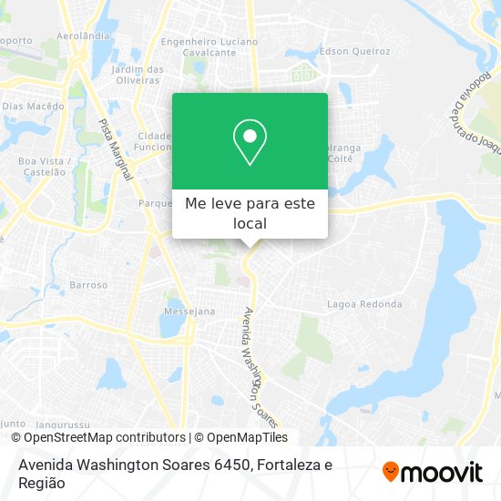 Avenida Washington Soares 6450 mapa