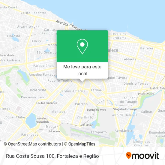 Rua Costa Sousa 100 mapa