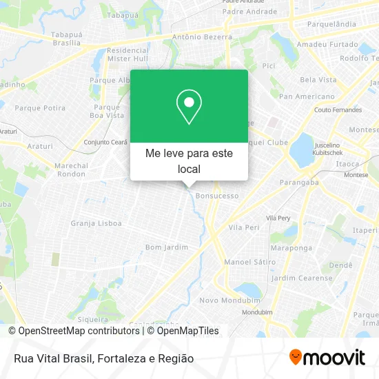 Rua Vital Brasil mapa