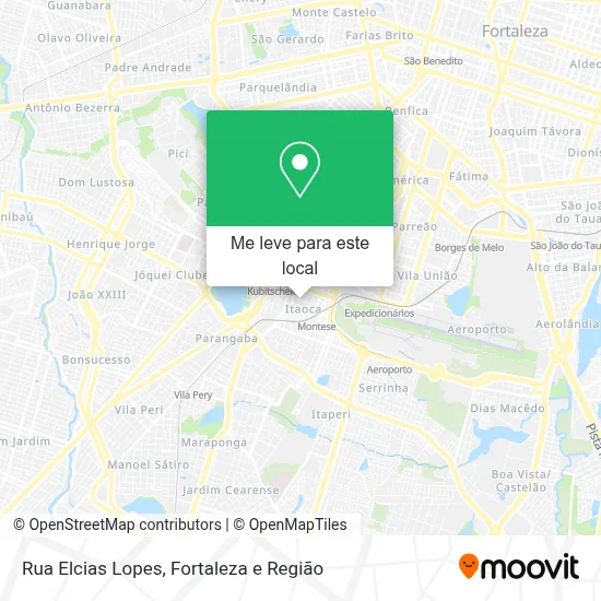 Rua Elcias Lopes mapa