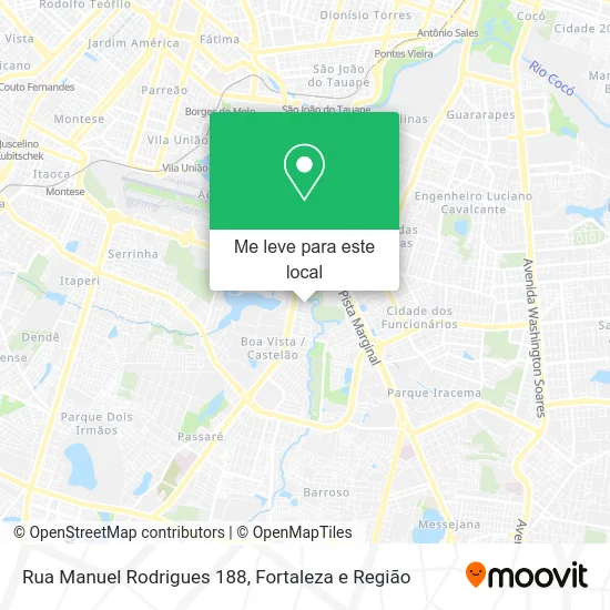 Rua Manuel Rodrigues 188 mapa
