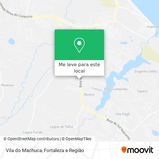 Vila do Machuca mapa