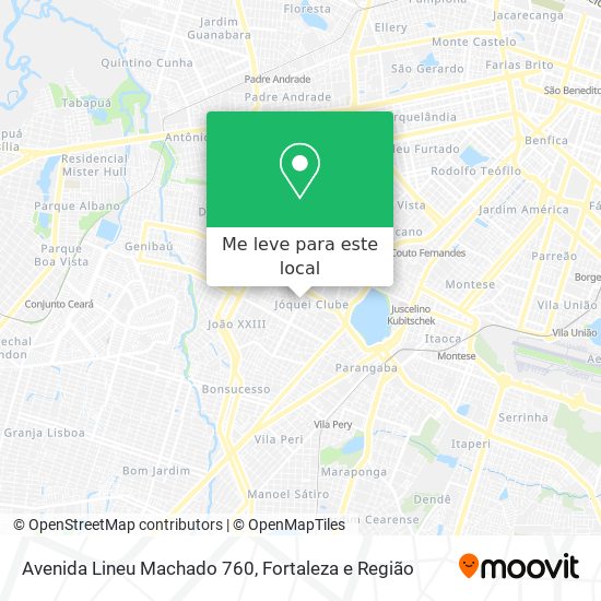 Avenida Lineu Machado 760 mapa