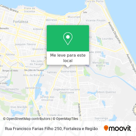 Rua Francisco Farias Filho 250 mapa